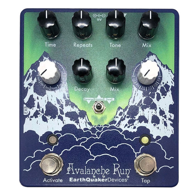 EarthQuaker Devices LTD Edition Aurora Borealis Avalanche Run Stereo Reverb  & Delay w/ Tap Tempo Guitar Pedal