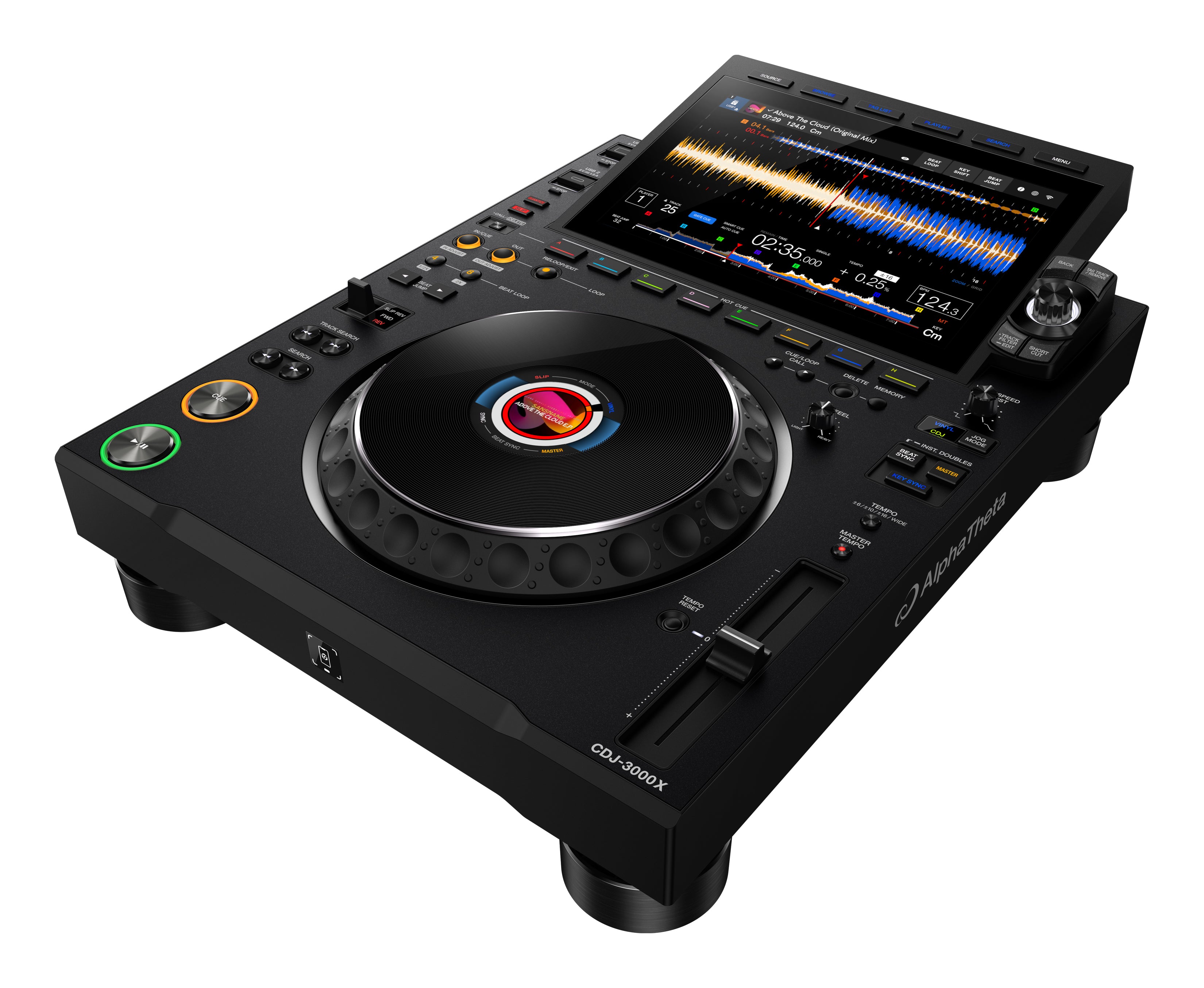 Pioneer DJ Alpha Theta CDJ-3000X Player – Music City Canada