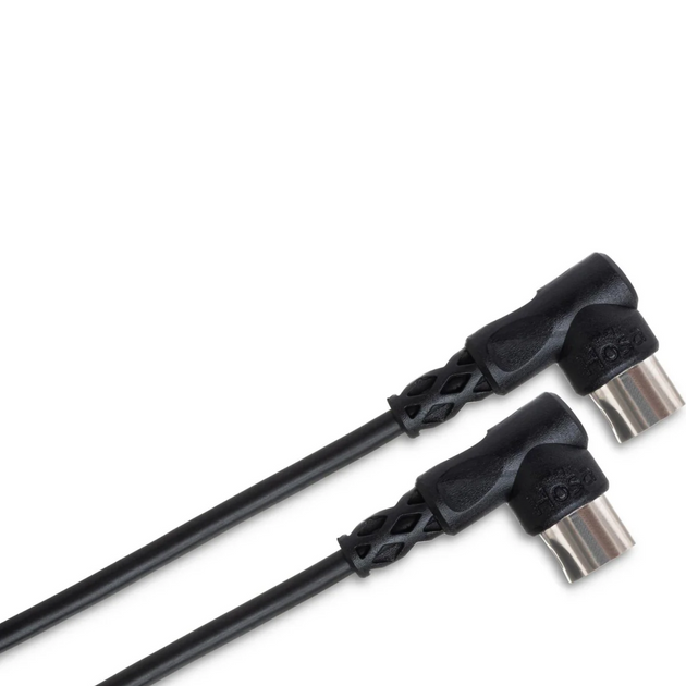 Câble MIDI Hosa 1,5 M - Connecteur 5 Broches Nickelé - Câblage Discret, Blindage OFC - Pour Instruments, Interfaces MIDI