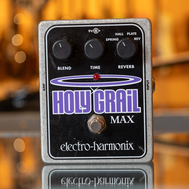 EXH   Holy Grail Max Reverb Pedal w/ Box & User Guide   No PWR