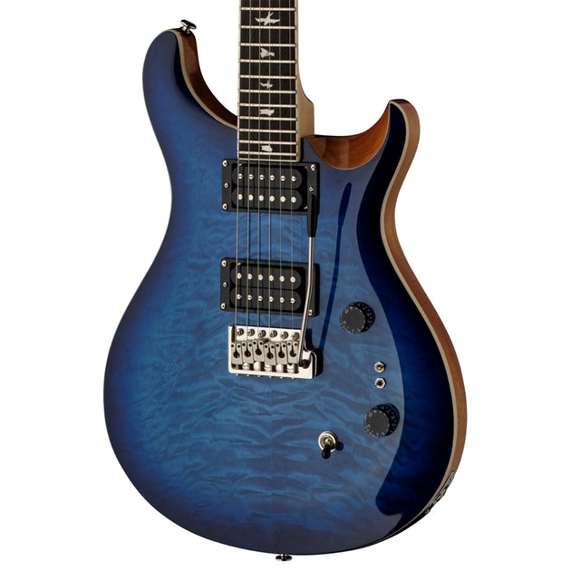 PRS SE Custom 24-08 Quilted Maple Electric Guitar - Faded Blue 