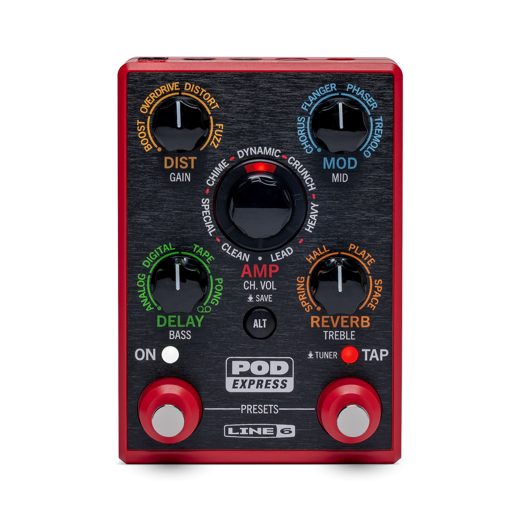 LINE 6 POD Express Guitar Ultra-portable Amp & Effects – Music LINE 6 POD Express Guitar Ultra-portable Amp & Effects – Music
