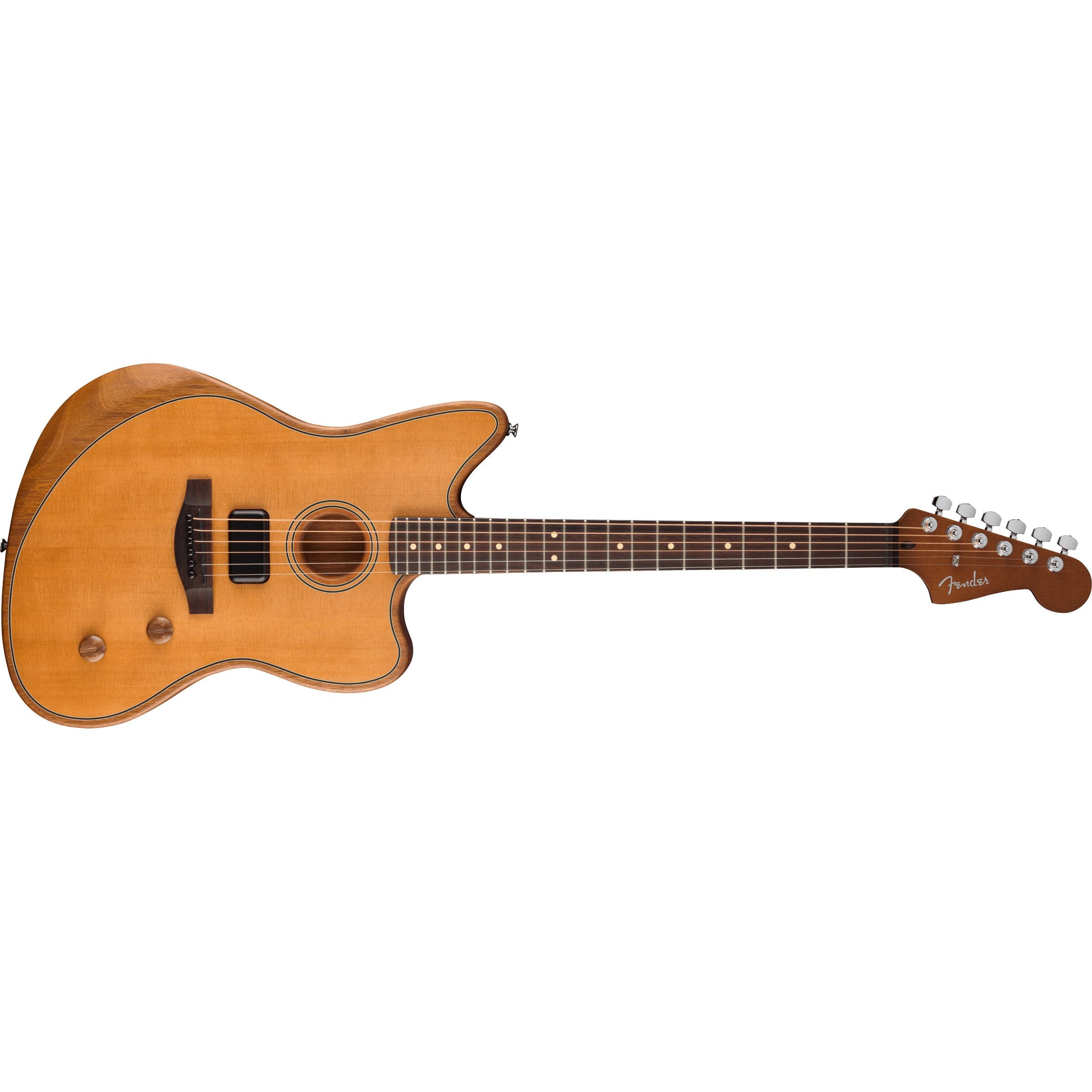 ギター Fender Acoustasonic Standard Jazzmaster Fender Acoustasonic Standard Jazzmaster (Aged Natural) Acoustic