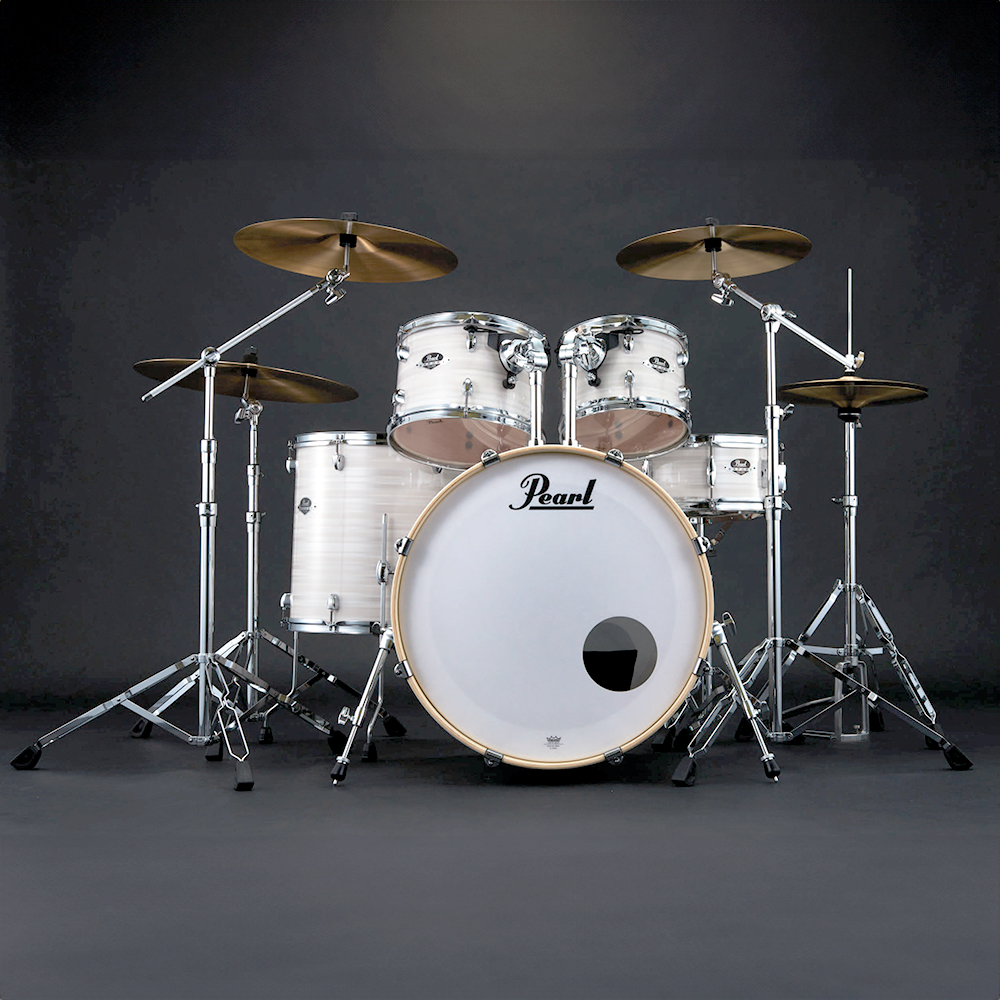 Pearl EXX725SPC Export Series 5-Piece Drum Kit - Slipstream White Pearl EXX725SPC Export Series 5-Piece Drum Kit - Slipstream White