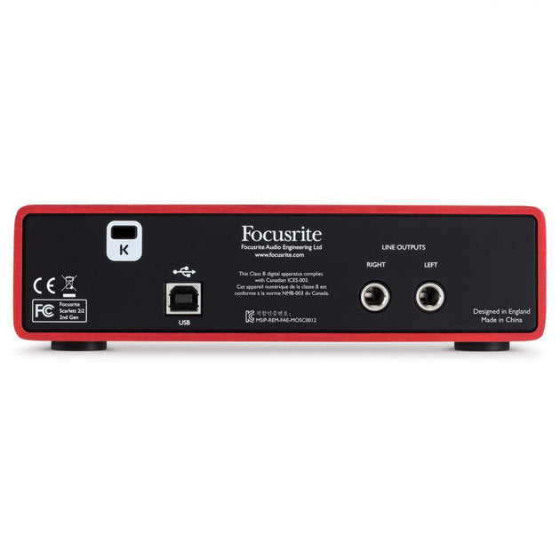 Focusrite Scarlett 2i2 MK2 Audio Interface (RENTAL) – Music City