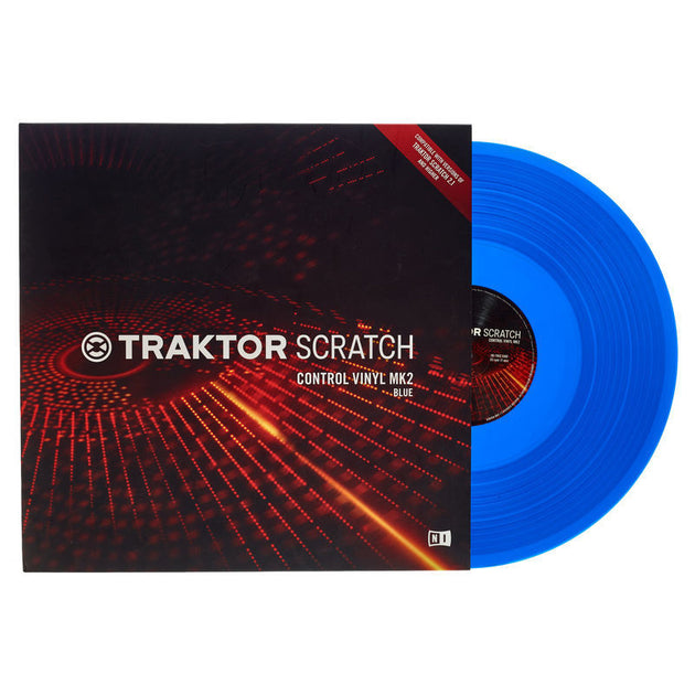 Native Instruments Traktor Scratch Control Vinyl MK2 Blue – Music