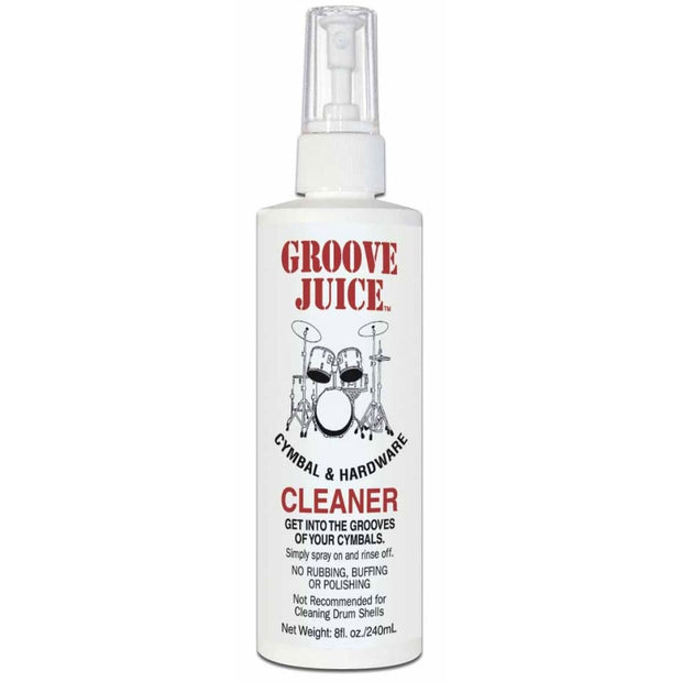 Groove Juice GJCC-Groove Juice Cymbal and Hardware Cleaner - 8 Oz
