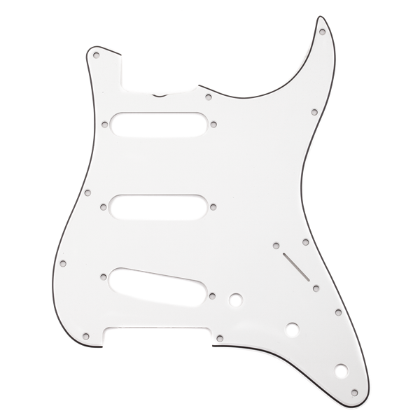 Fender Pure Vintage '65 Stratocaster Pickguard Eggshell White Music