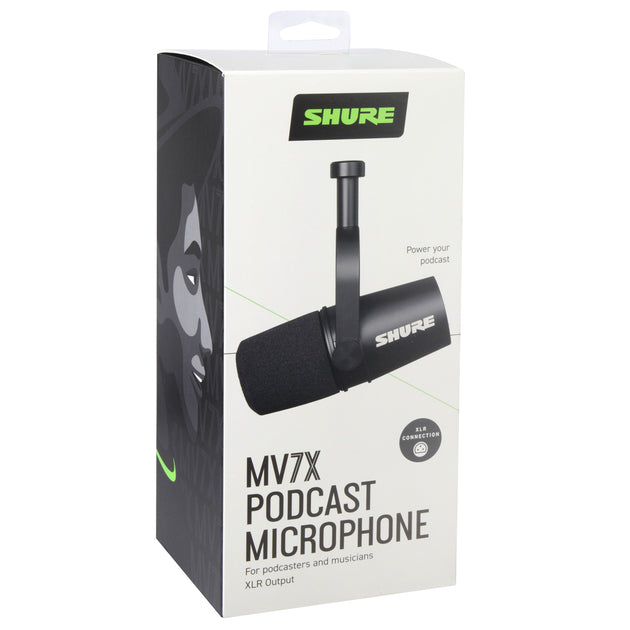 SHURE MV7X ポッドキャストマイクロフォン - 配信機器・PA機器 