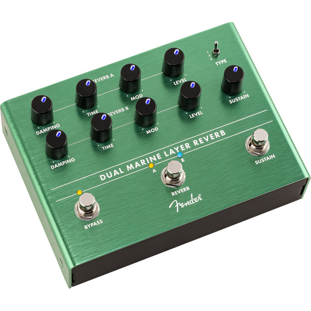 Fender Dual Marine Layer Reverb Guitar Effect Pedal – Music City