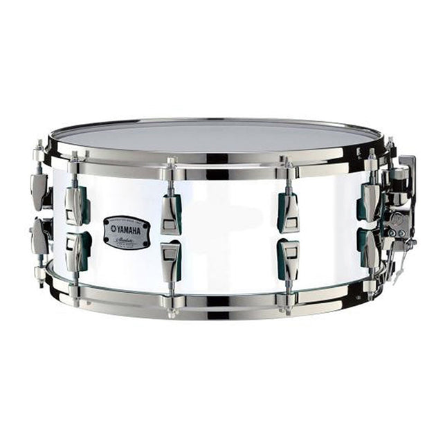Yamaha AMS1460 Snare Drum Absolute Hybrid Maple 14” x 6” - Polar White