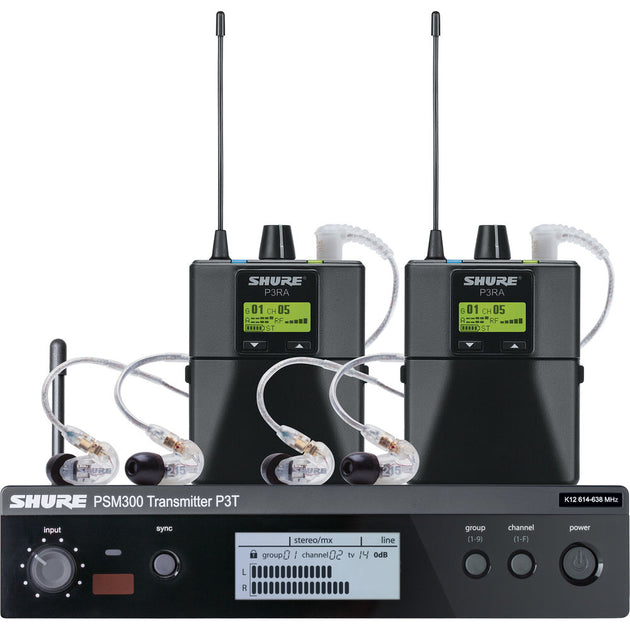 Shure PSM300 P3TR112GR Wireless In-Ear Personal Monitoring System