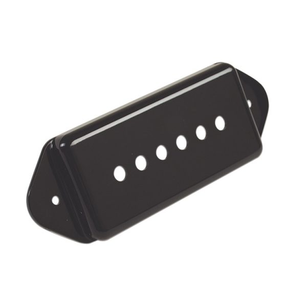 Gibson P-90 Dogear Pickup (Black cover, 2-conductor Potted, Alnico