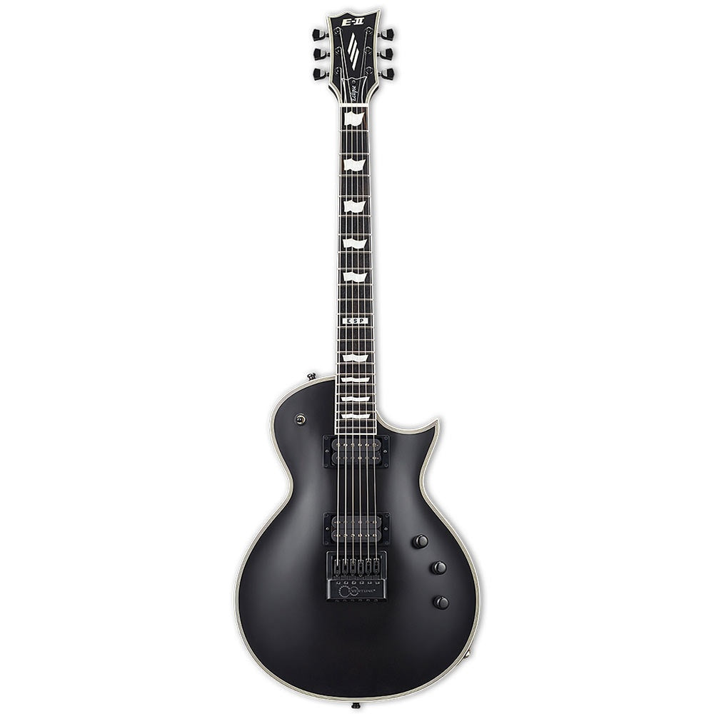 ESP E-II ECLIPSE 7-String Electric Guitar (Black Satin) – Music