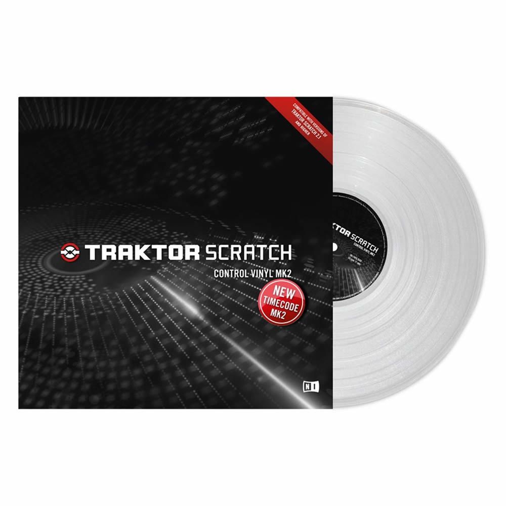 DJ機材 TRAKTOR Scratch Control Vinyl MK2 Native Instruments Traktor Scratch Control Vinyl MK2 Clear – Music