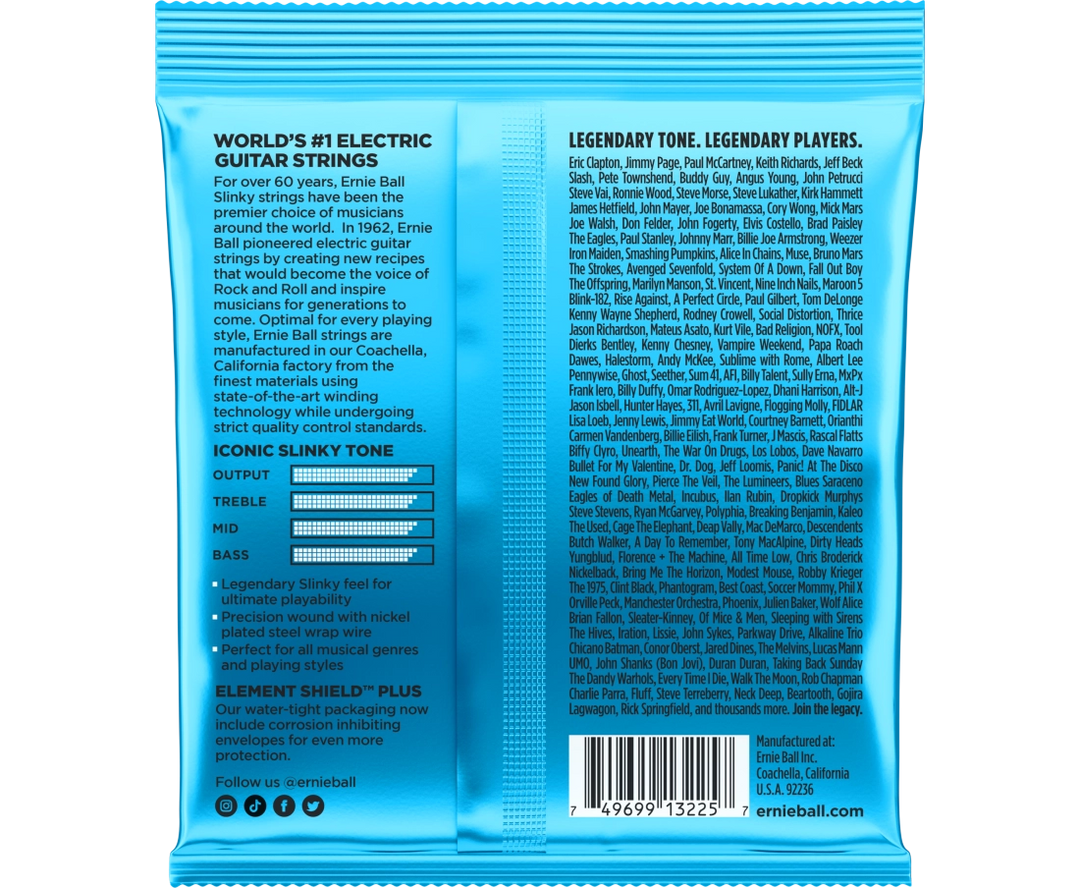 Ernie Ball 3225 Extra Slinky 8-38 (3 Pack)