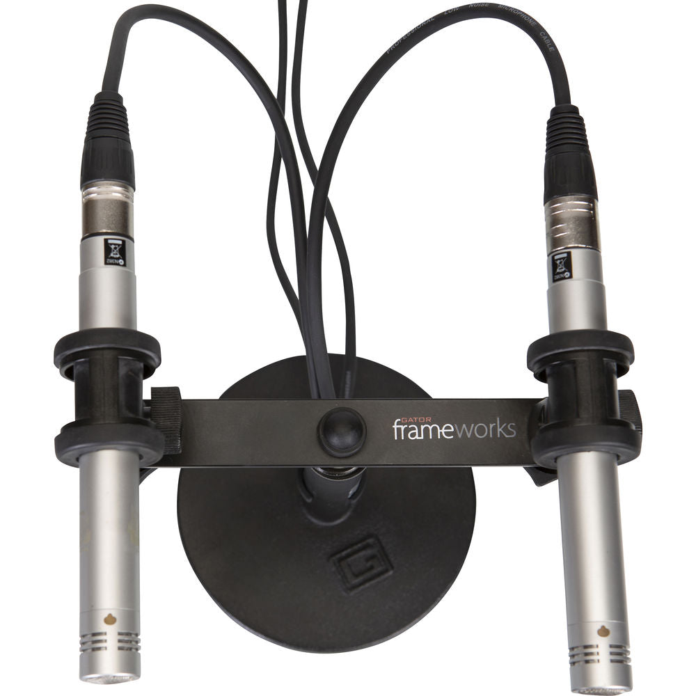 Gator Frameworks Mic Mount Bar for 1-2 Microphones