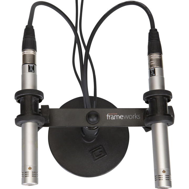Gator Frameworks Mic Mount Bar for 1-2 Microphones