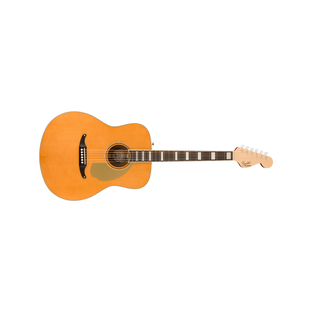 Fender California Series Palomino Vintage Ovangkol Fingerboard Gold Pickguard  - Aged Natural