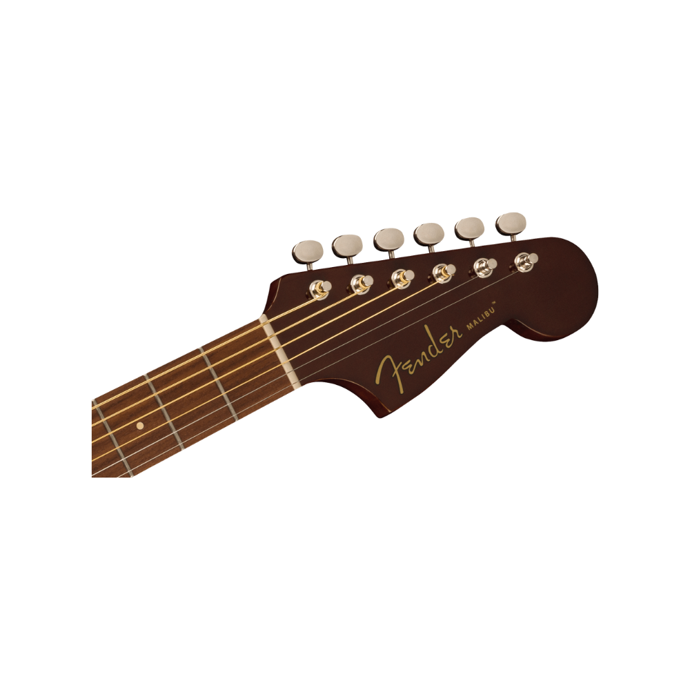 Fender California Series Malibu Player Walnut Fingerboard  Gold Pickguard - Natural