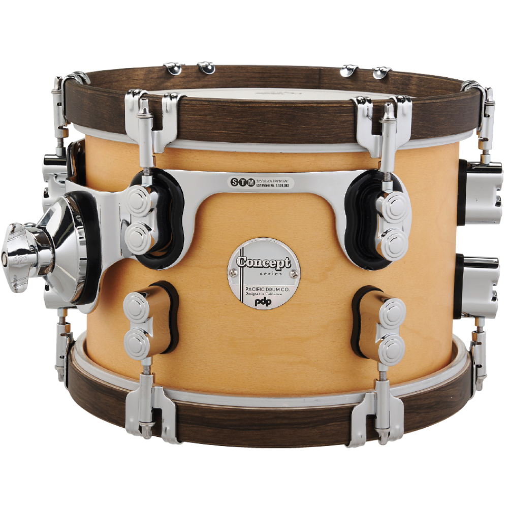 PDP PDCC0710STNW Classic 7x10 Tom - Natural/Walnut