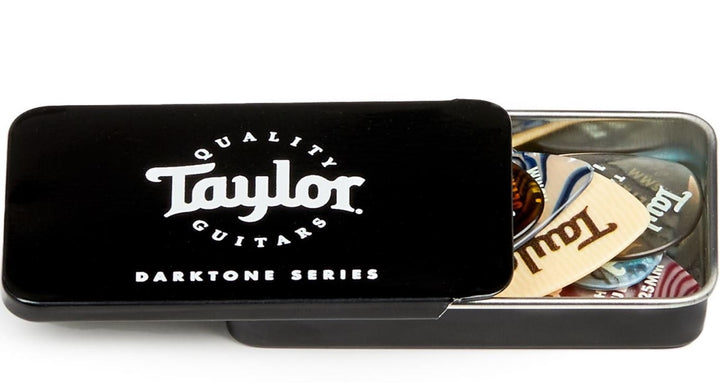 Taylor Pick Tin,Sampler Darktone Series