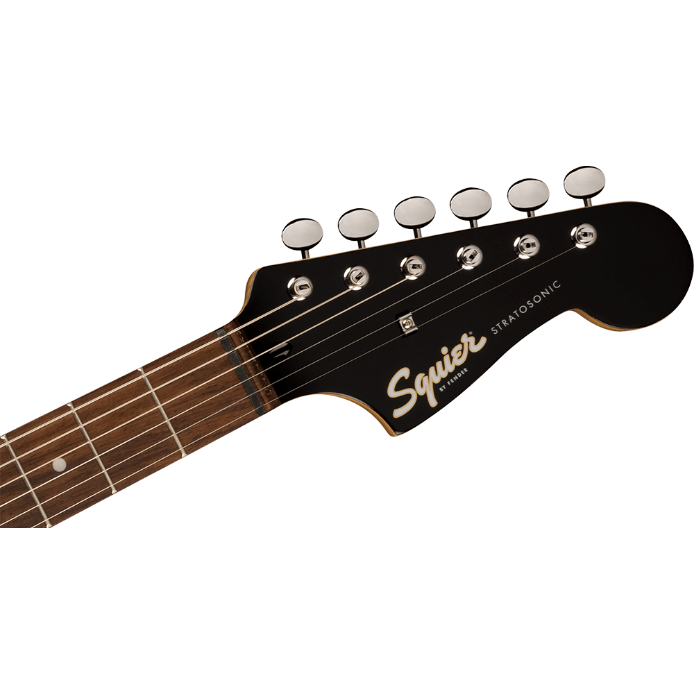 Squier Paranormal Strat-O-Sonic Black Pickguard (Crimson Red Transparent)