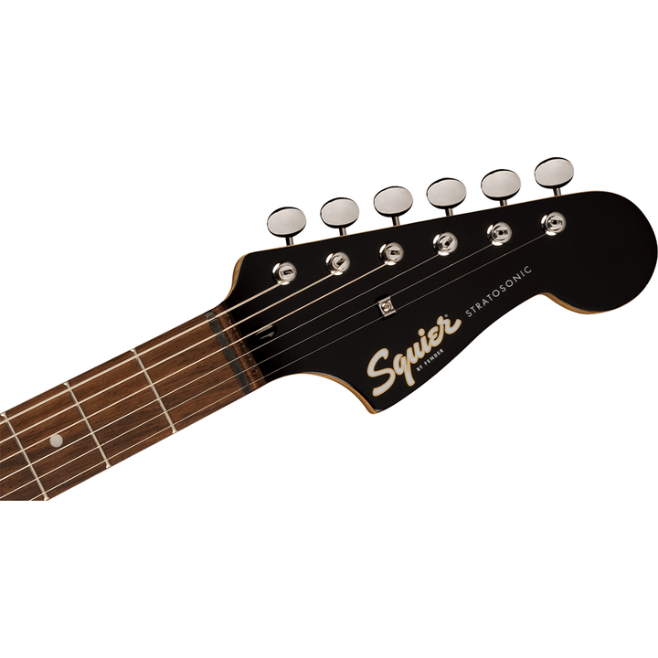 Squier Paranormal Strat-O-Sonic Black Pickguard (Crimson Red Transparent)