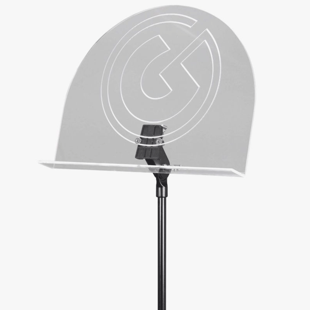 Gibraltar SC-AMS-MA Acrylic Music Stand W/11" Mounting Arm Clamp Package