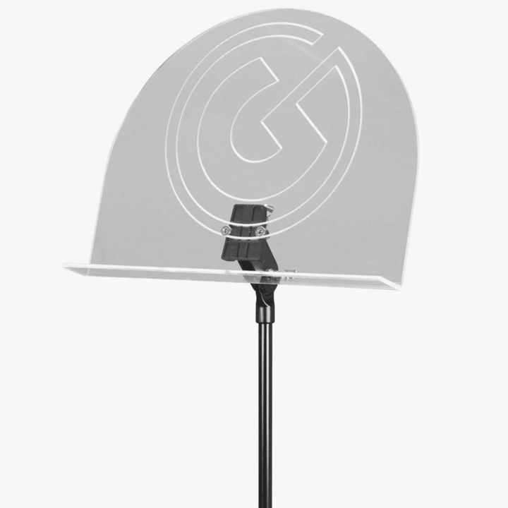 Gibraltar SC-AMS-MA Acrylic Music Stand W/11" Mounting Arm Clamp Package