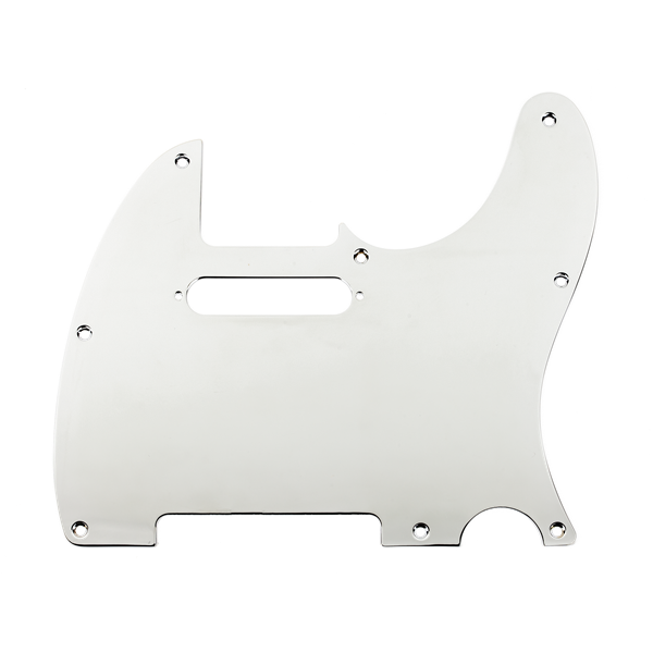 Fender 8-Hole Mount Plated Telecaster Pickguards - Chrome