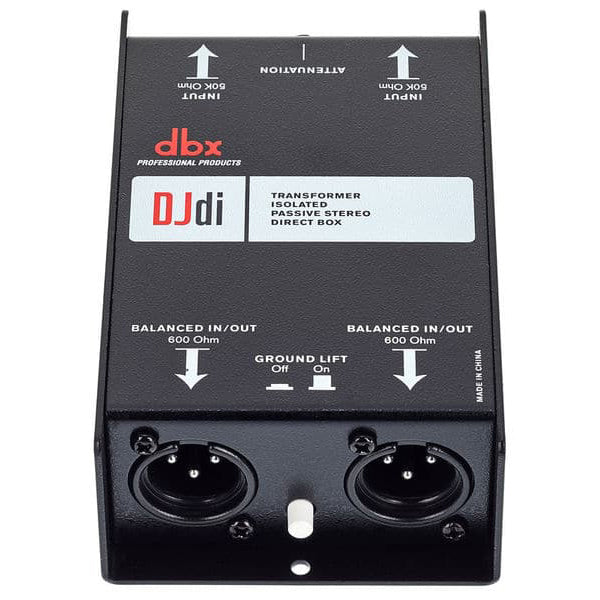 DBX DJDI 2-channel Passive Direct Box