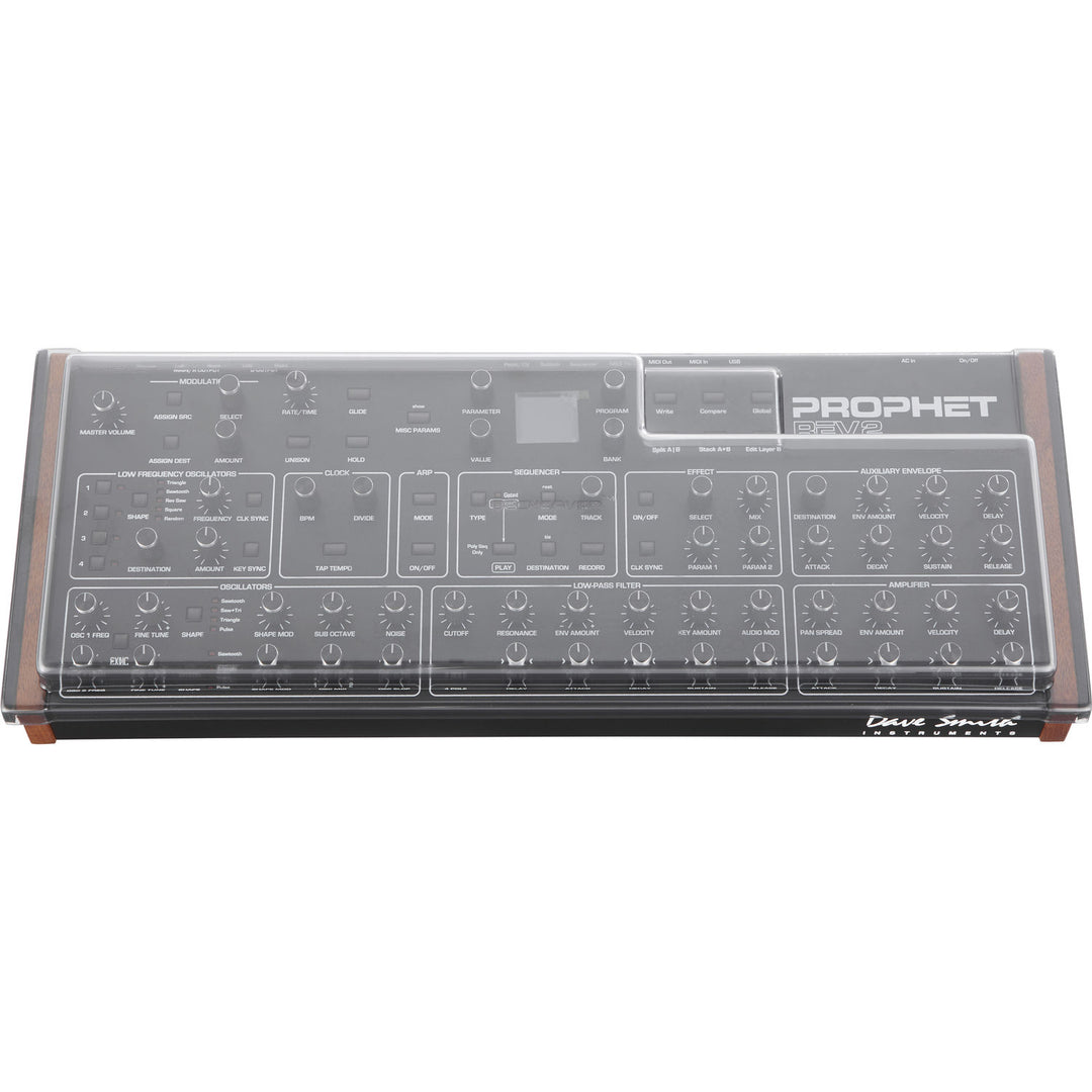 Decksaver Dust Cover for Dave Smith Instruments Prophet Rev2 Desktop Synth