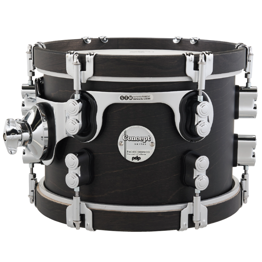 PDP PDCC0710STEE Classic 7x10 Tom - Ebony/Ebony