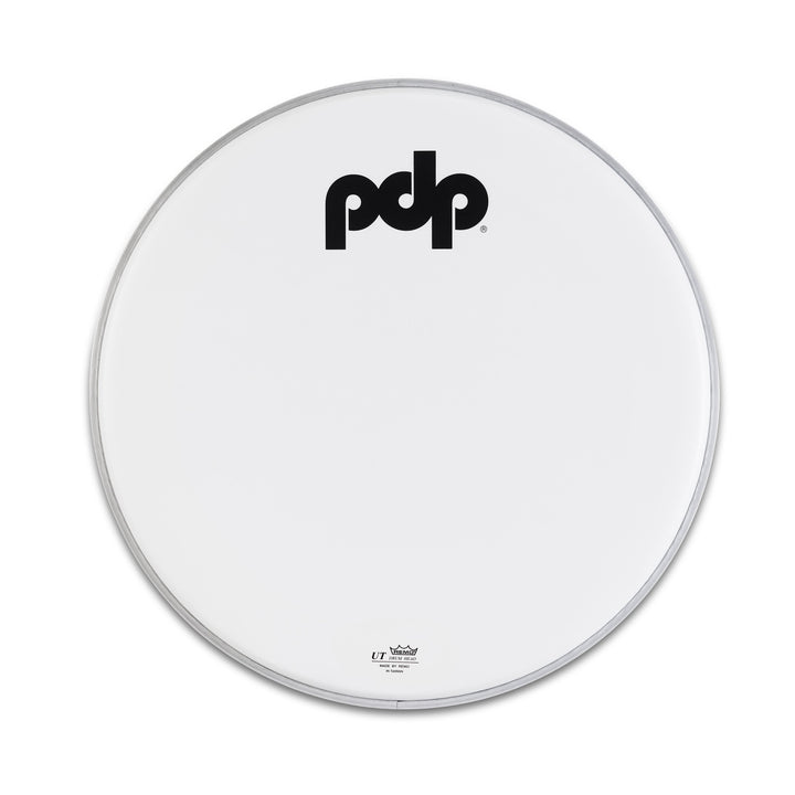 Pdp Pdacdh16wckr White Coated Kick Resonant Logo Head - 16
