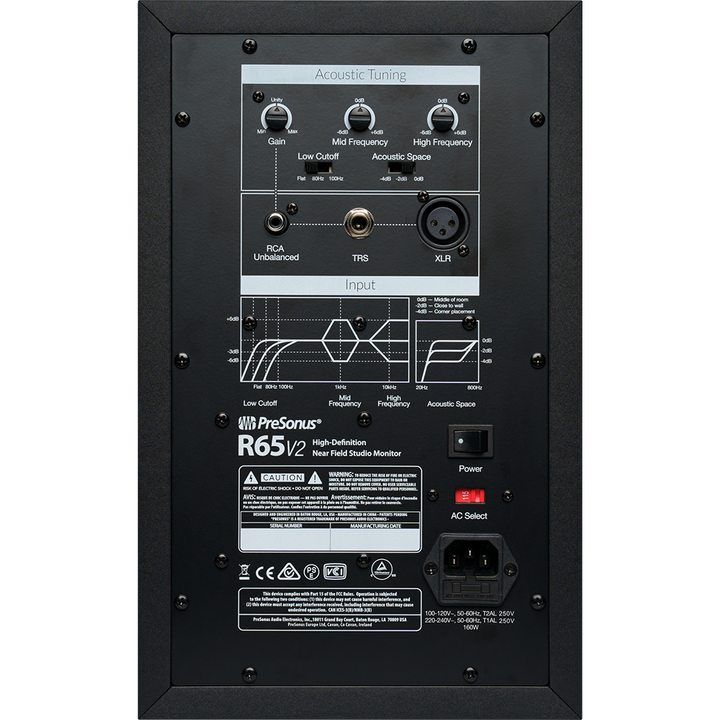 PreSonus R65 V2 13" Studio Monitor (each)