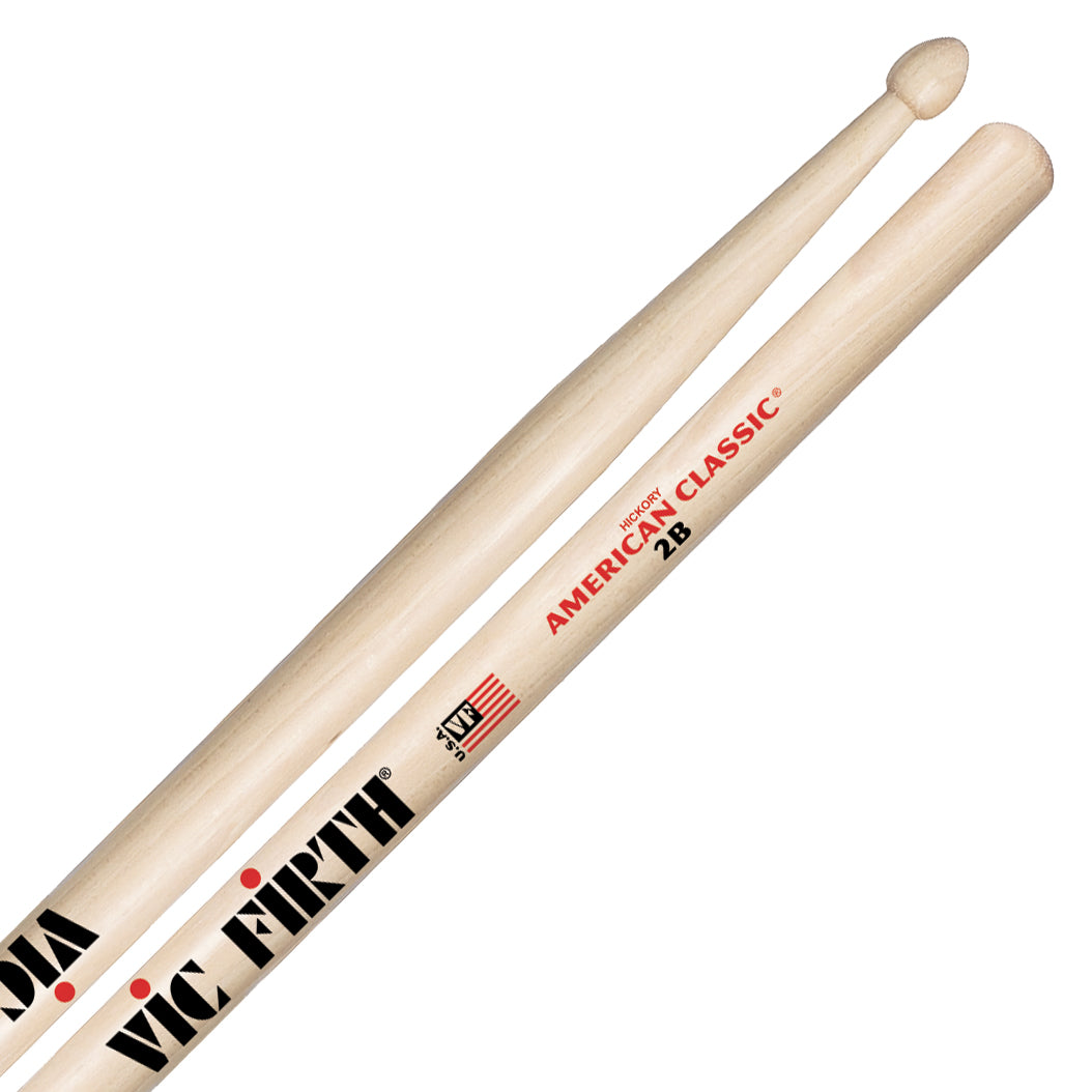 Vic Firth 2B American Classic Wood Tip Drumsticks