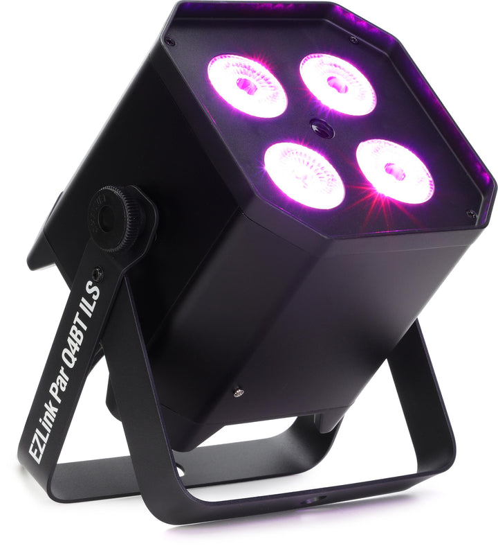 Chauvet DJ Ezlinkparq4btils Wireless Rechargeable Battery Powered 4x6w Rgba LED Par Light with Ils