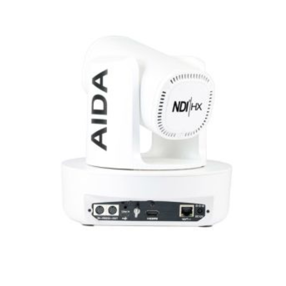 AIDA Imaging AIDA-PTZ4K-NDI-X12W Broadcast/Conference NDI®|HX 4K NDI/IP/HDMI 12X Zoom PTZ Camera - White