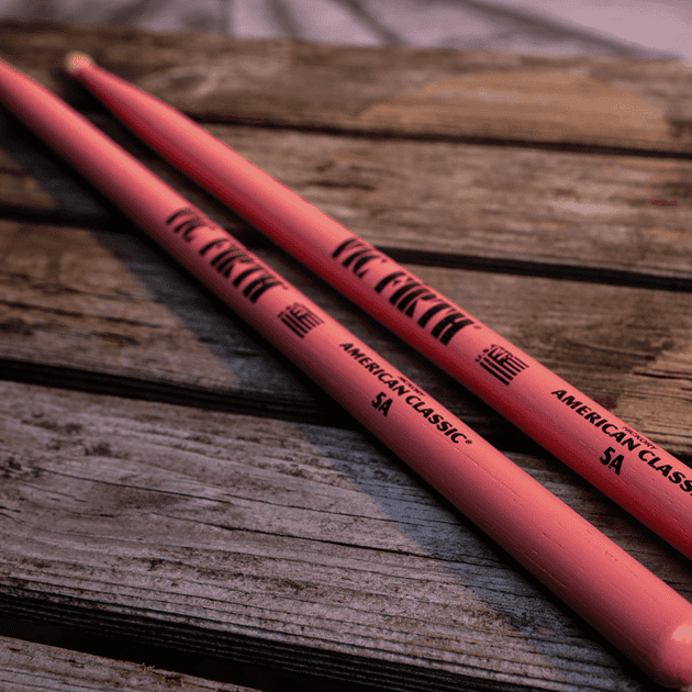 Vic Firth 5AP American Classic 5A Wood Tip Pink Drumsticks