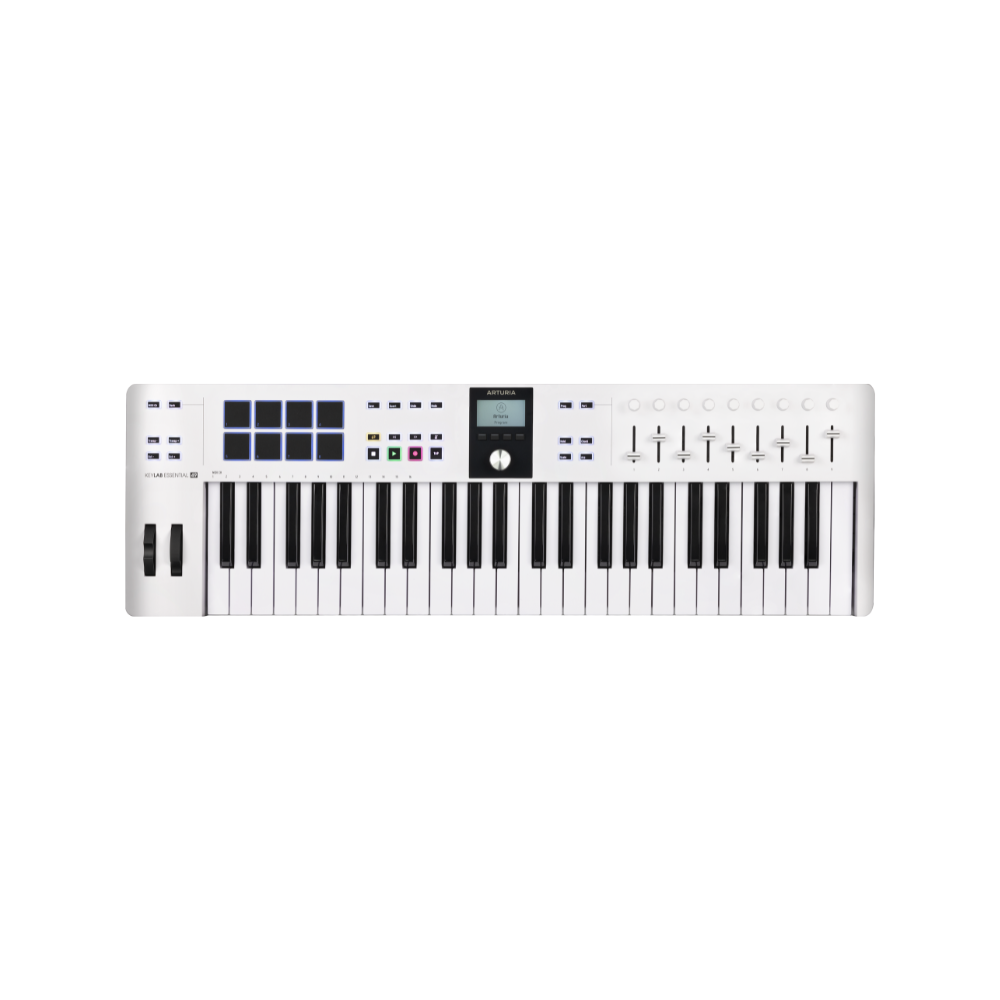 Arturia Keylab Essential 49 MK3 Universal MIDI Controller - White