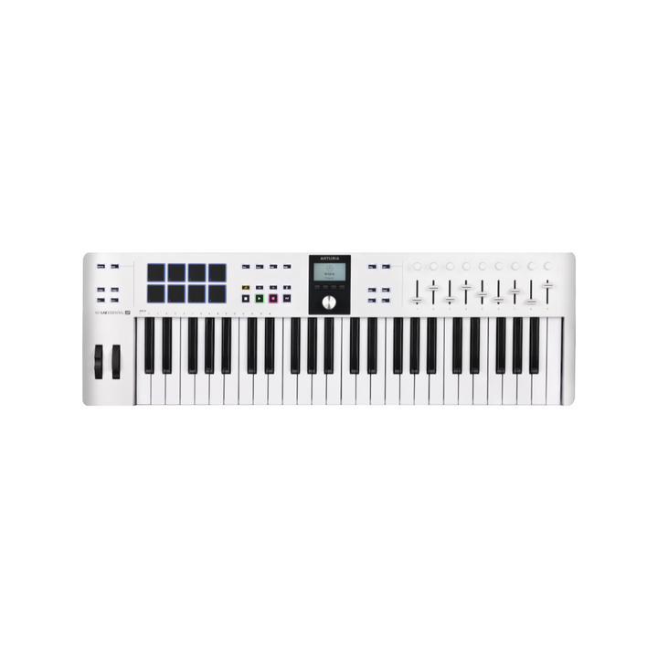 Arturia Keylab Essential 49 MK3 Universal MIDI Controller - White