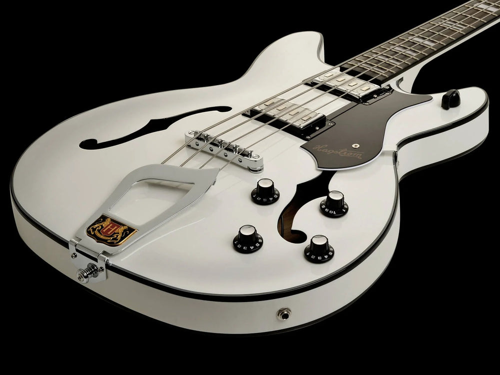 Hagstrom Vikb-wht Viking Bass Electric Bass - White