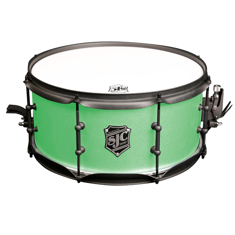 SJC Drums PFK322FBCMWBJ Pathfinder 3pc Kit (8x12,14x16,18x22) - Cosmic Mint, Black HW