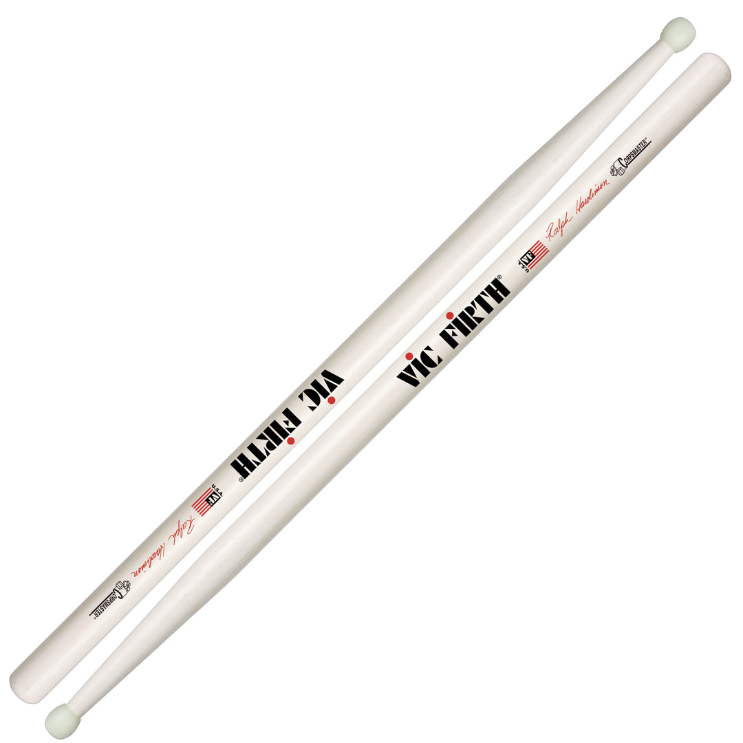 Vic Firth SRHN Corpsmaster Signature Series-Ralph Hardimon Nylon White