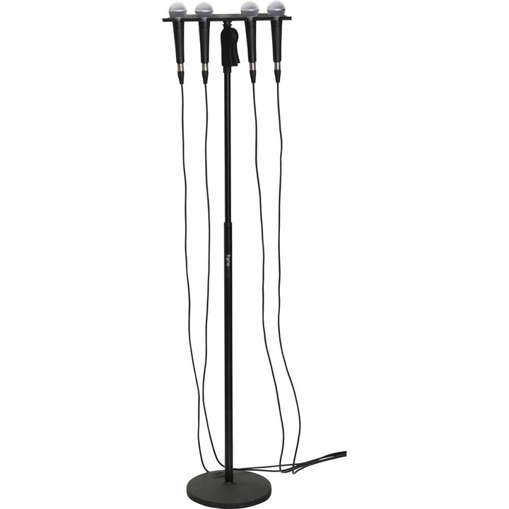 Gator Frameworks Multi Holder Stand-Mount Tray for 4 Handheld Microphones