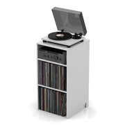 Glorious Modular Mix Rack HiFi Monitoring Station w/ Vinyl Storage - White