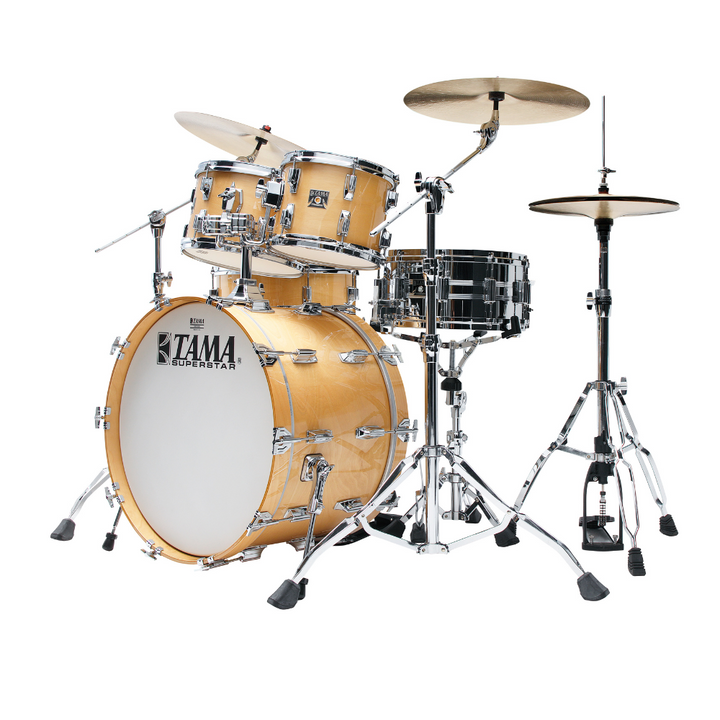 TAMA SU42RSSPM 50th Limited Superstar Reissue 4-piece shell pack with 22" bass drum - Super Maple