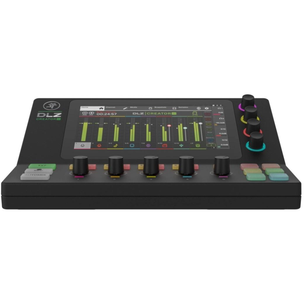 Mackie DLZ Creator XS Compact Adaptive Digital Mixer for Podcasting and Streaming, feat. Mix Agent™ Technology