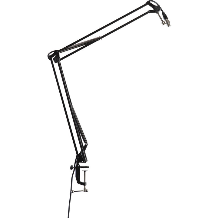 Gator Frameworks Desk-Mounted Broadcast/Podcast Boom Arm Microphone Stand